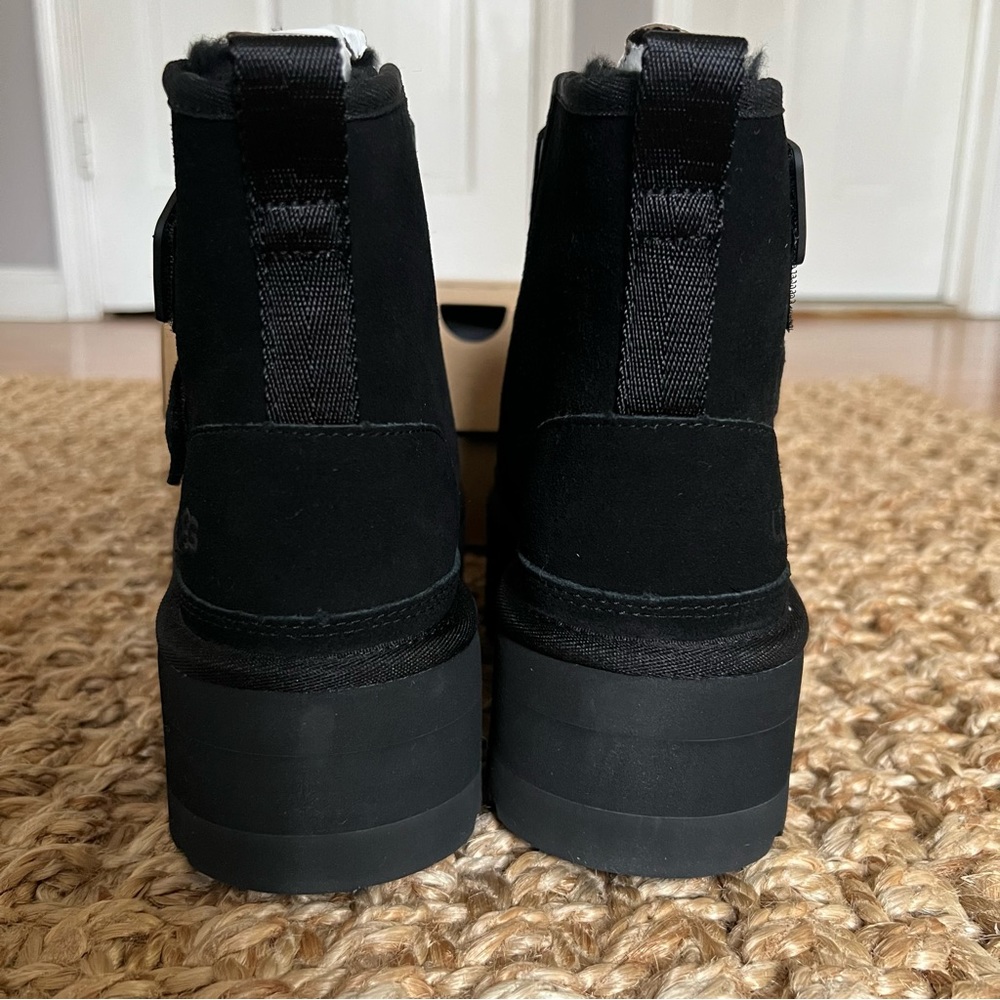 NWT UGG Neumel Platform Strap Chukka Boot Black Various Sizes - Picture 10 of 16